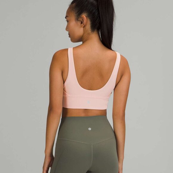 Lululemon Align Reversible Bra *Light Support, A/B Cup Pink Mist / Pecan Tan - Picture 3 of 9
